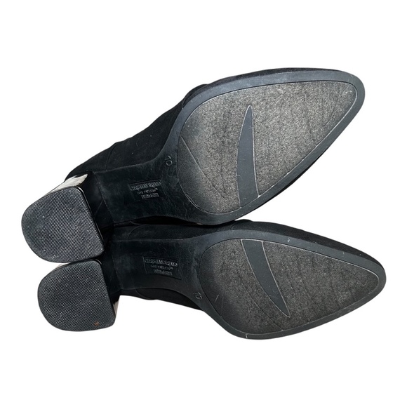 Christian Siriano Women's Faux Suede Black Boots, Pointed Toe, Size 10 - Picture 7 of 7